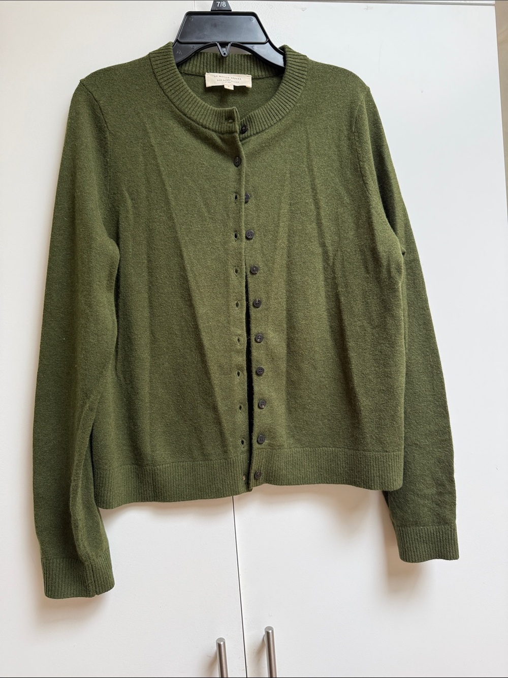 Green Sezane cardigan in size small. Worn less than 5 times.